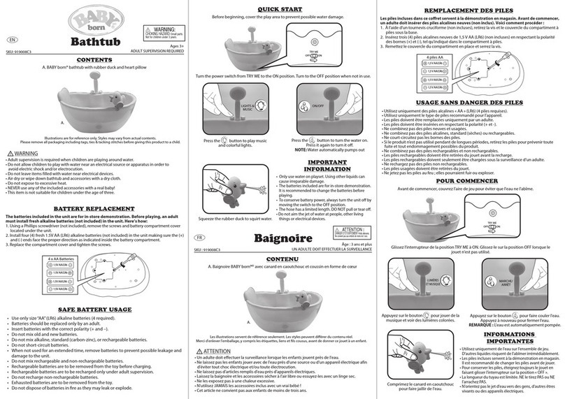 BABY born 919008C3 quick start guide BABY born 919008C3 quick start guide