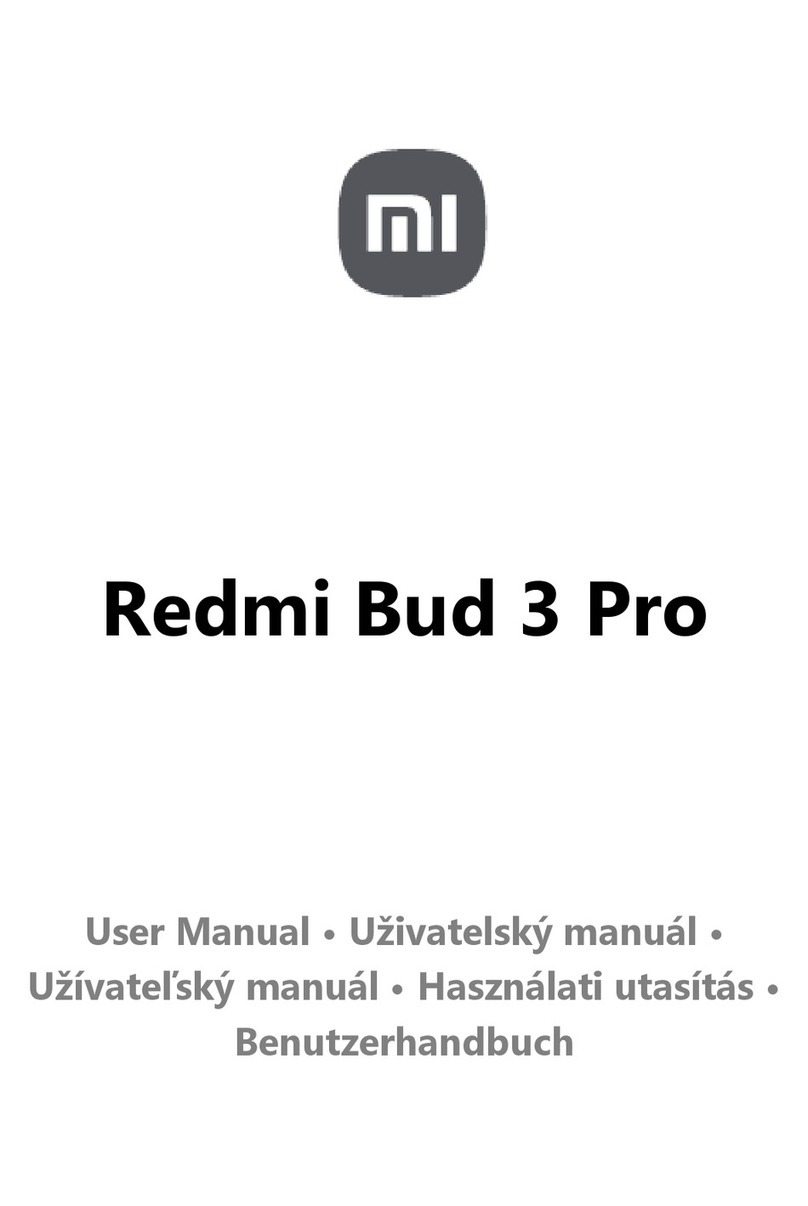Xiaomi MI Redmi Bud 3 Pro User manual