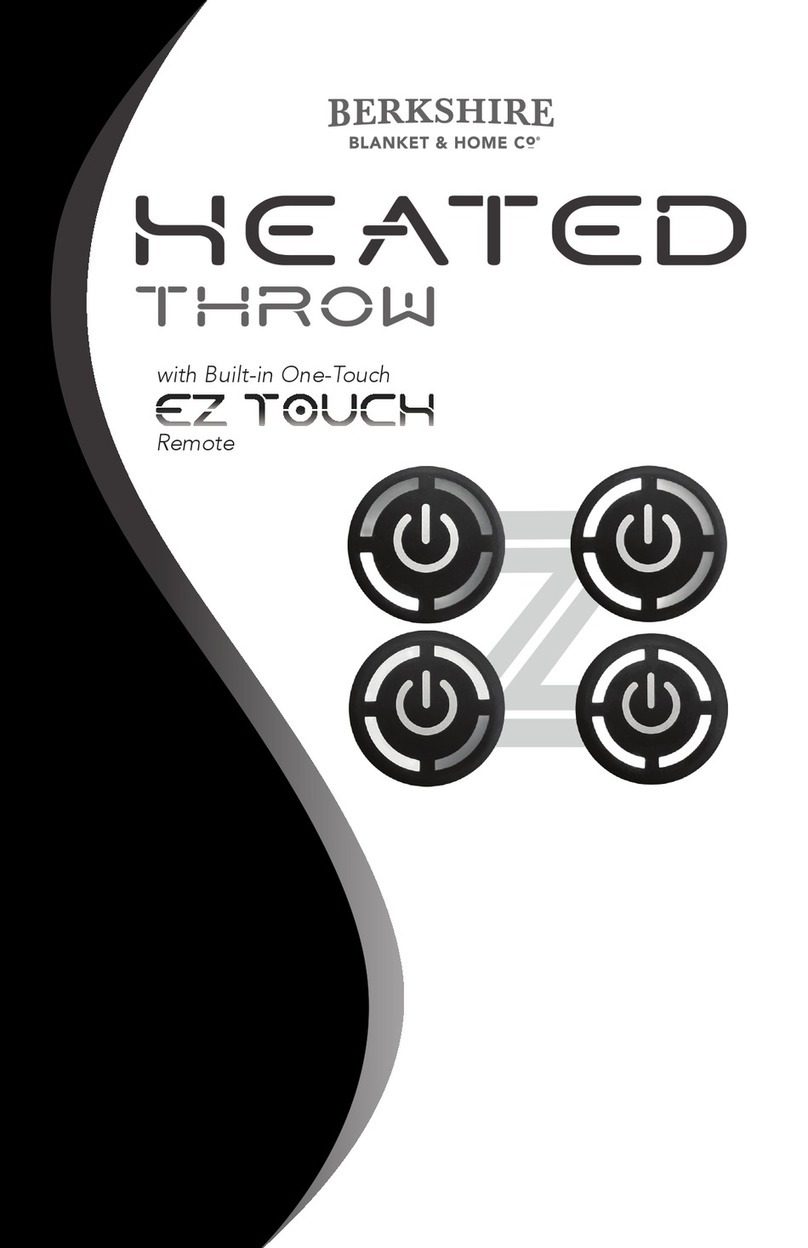 Berkshire HEATED THROW manual