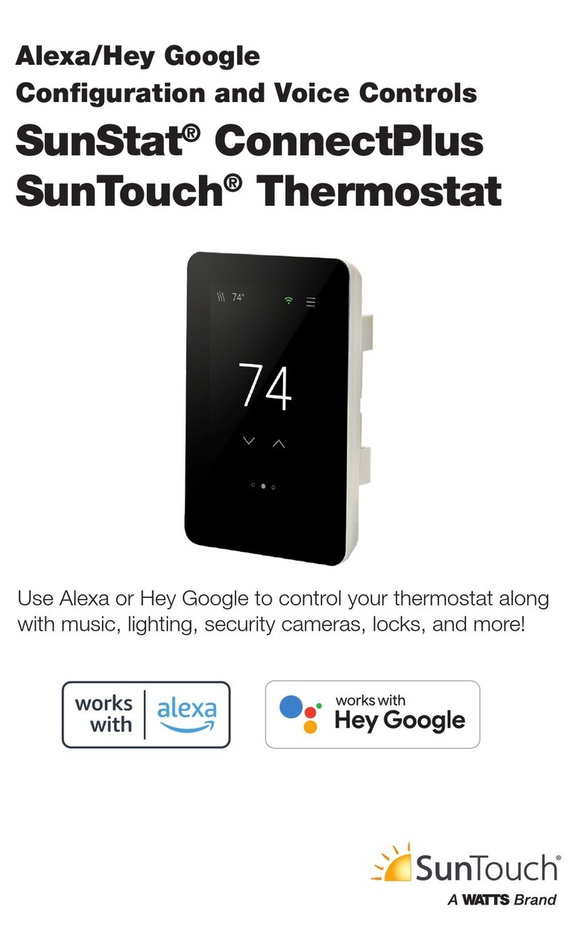 Watts SunTouch Sunstat ConnectPlus User manual
