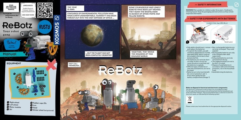 Kosmos ReBotz RUSTY User manual