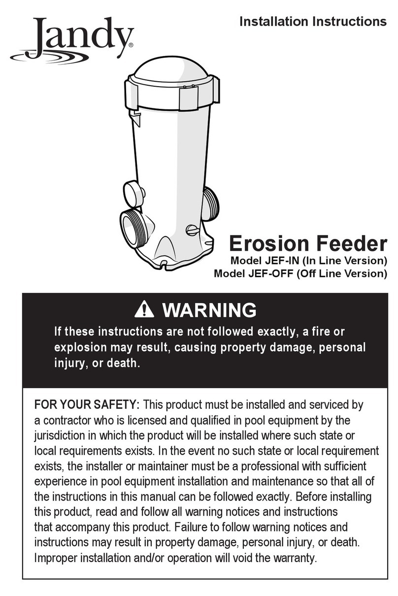 Jandy JEF-IN User manual