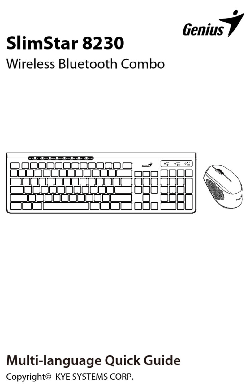 Genius SlimStar 8230 User manual Genius SlimStar 8230 User manual