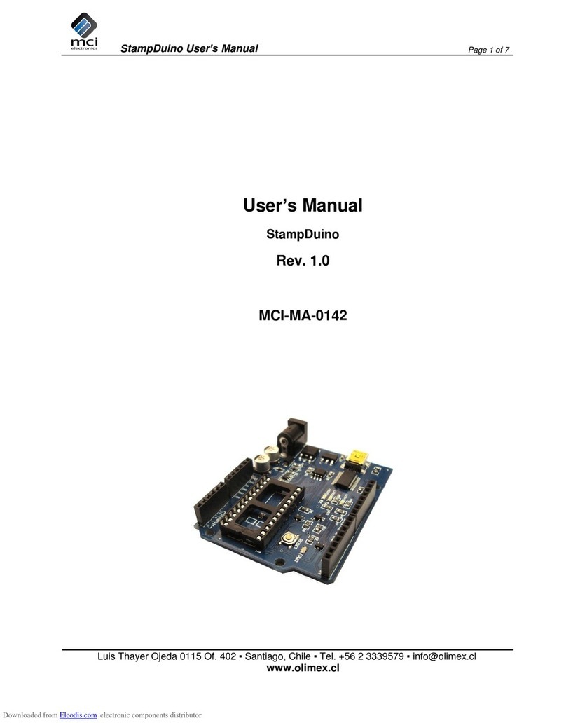 MCI electronics StampDuino user manual