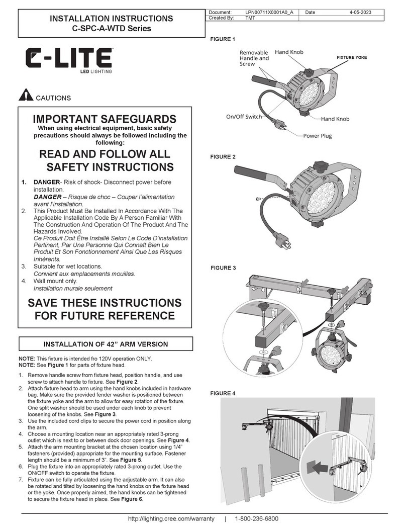 Elite C-SPC-A-WTD Series installation instructions