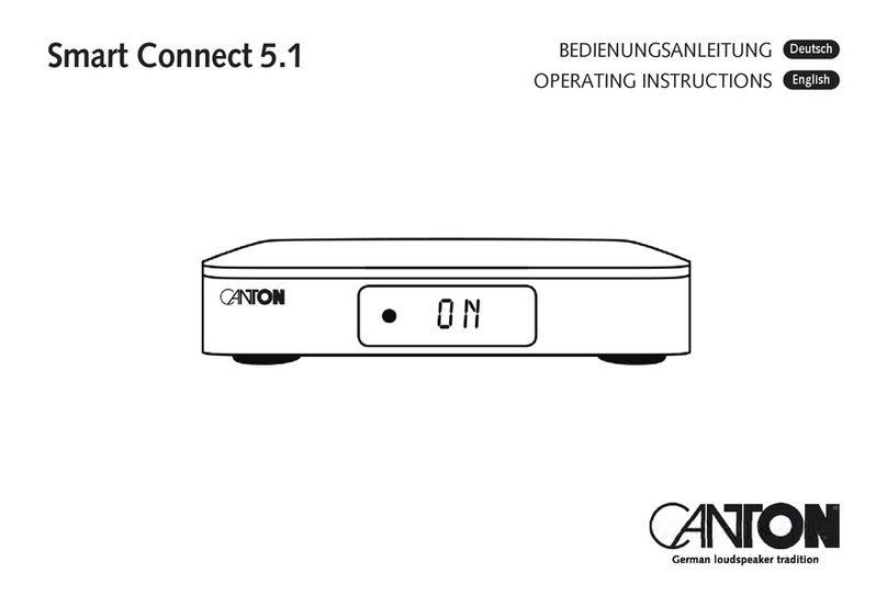Canton Smart Connect 5.1 operating instructions