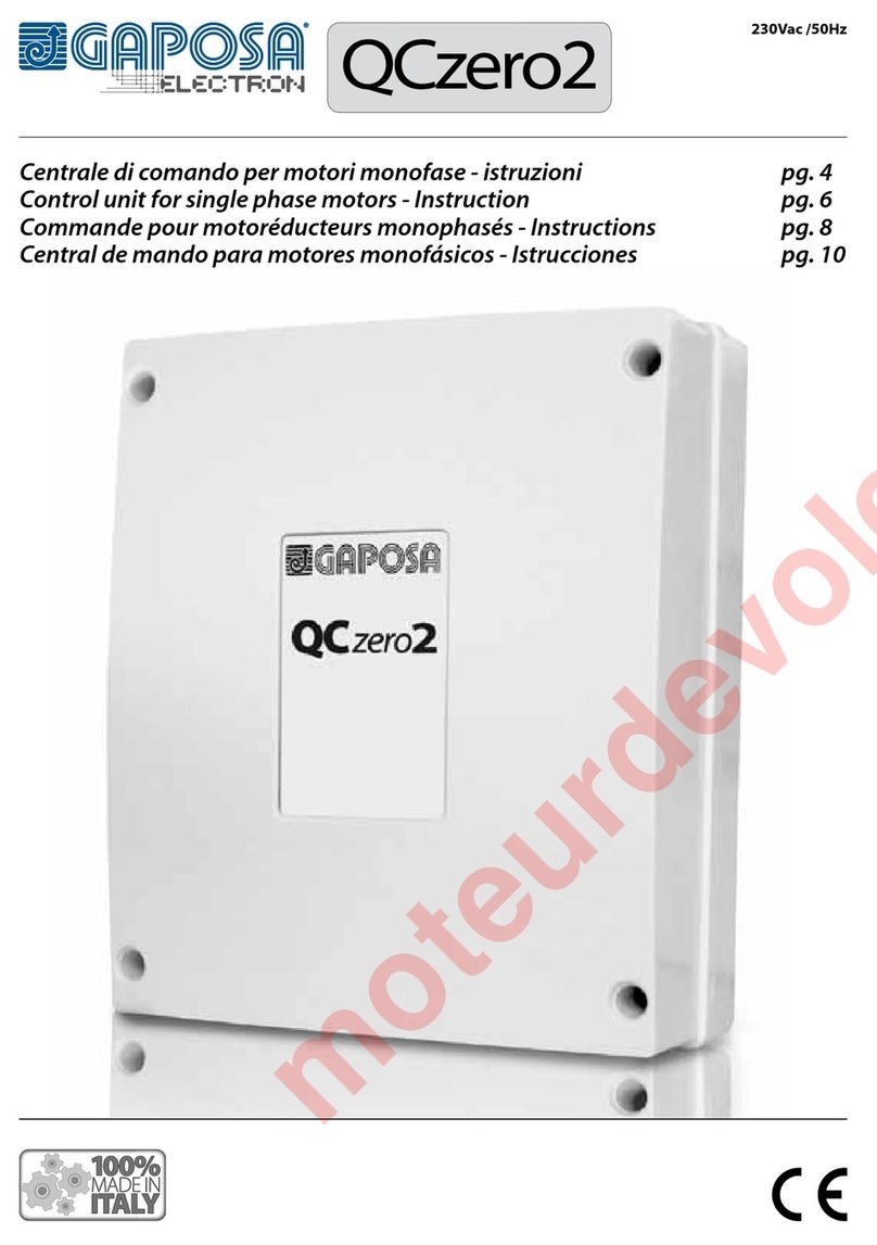 GAPOSA QCzero2 User manual