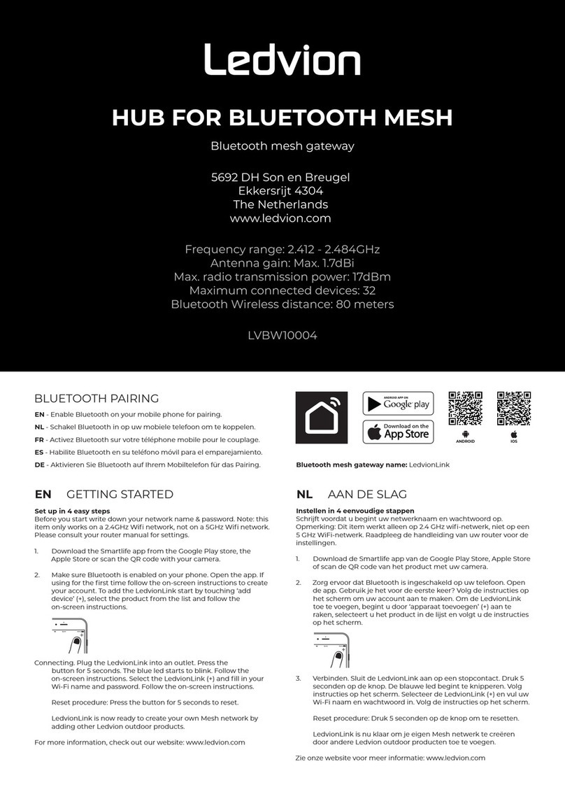 Ledvion LVBW10004 manual