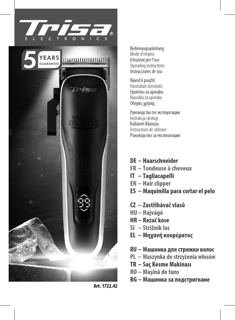 Trisa electronics Mighty Blade 1722.42 operating instructions