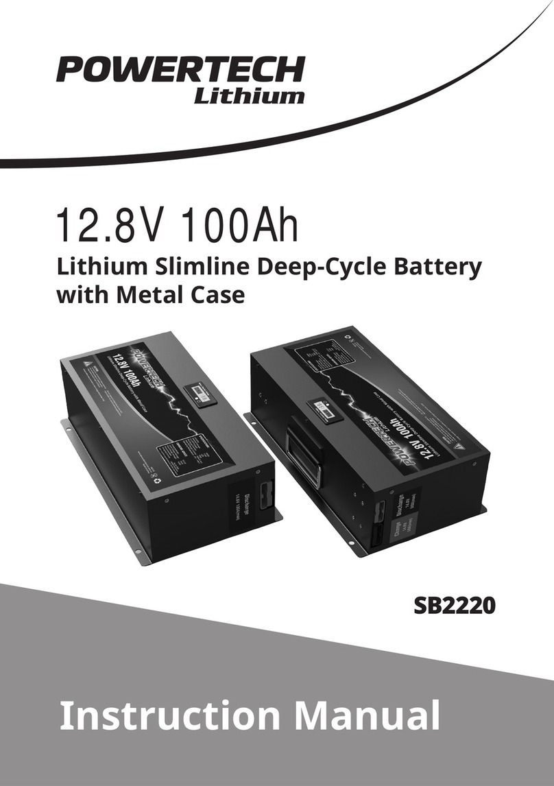 Electus Distribution POWERTECH Lithium SB2220 instruction manual