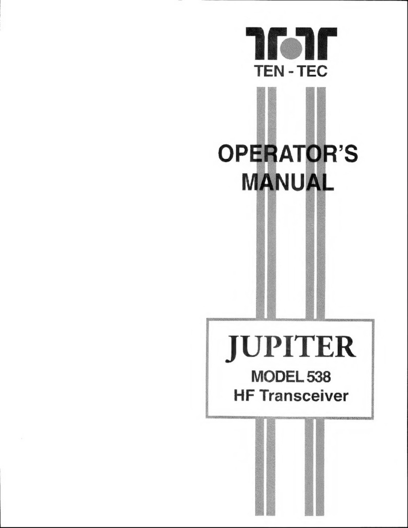 Ten-Tec JUPITER Operator's manual