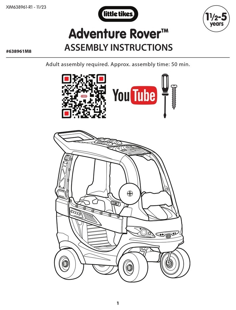 Little Tikes Adventure Rover Assembly instructions