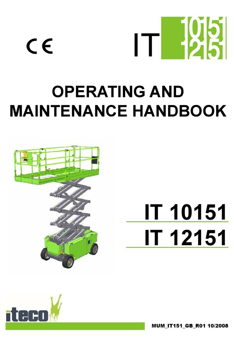 iteco IT 10151 Operating and maintenance handbook