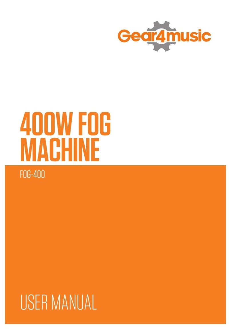 Gear4music FOG-400 user manual