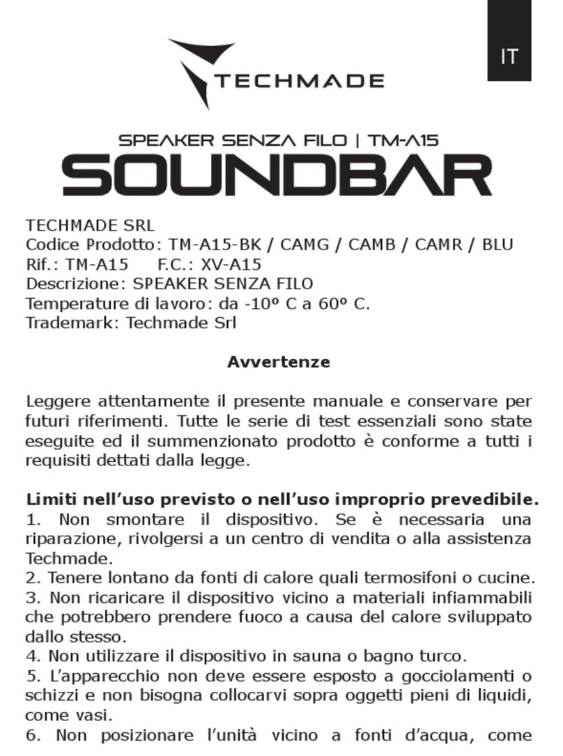 Techmade SENZA FILO TM-A15 manual