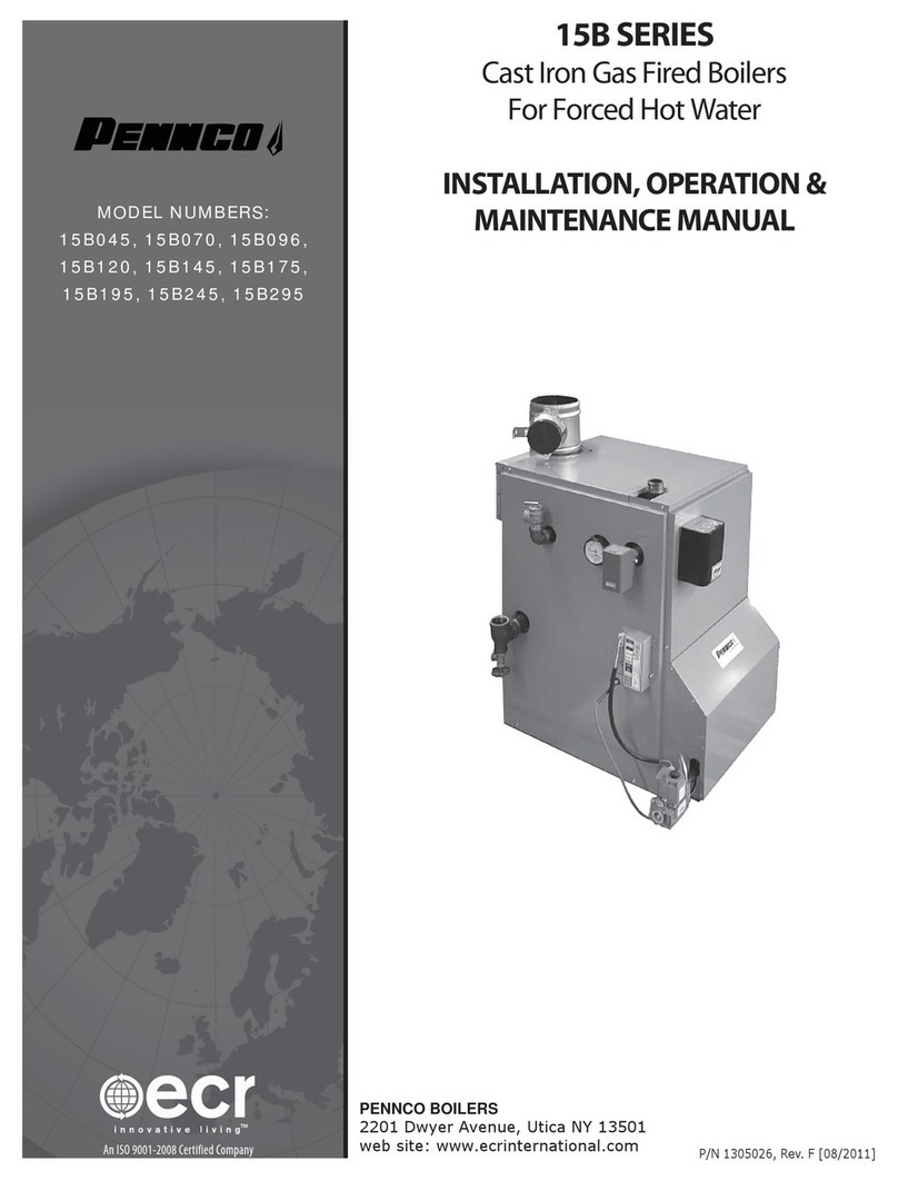ECR PENNCO 15B Series Installation, operation & maintenance manual