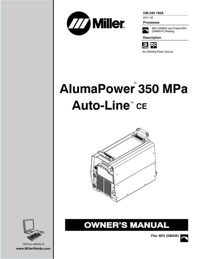 Miller AlumaPower 350 MPa User manual