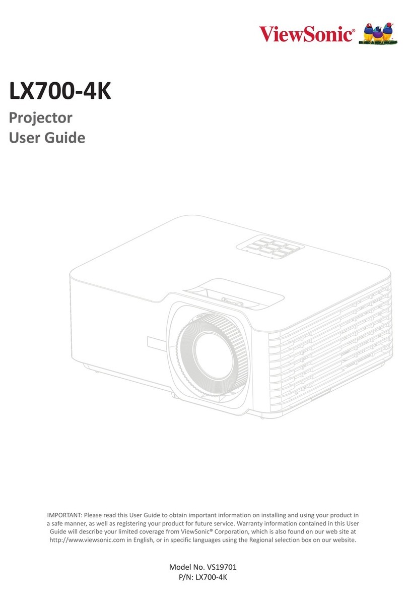 ViewSonic LX700-4K User manual ViewSonic LX700-4K User manual