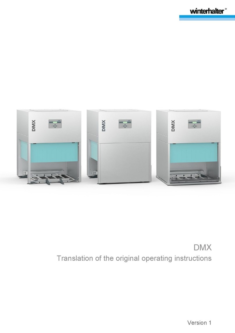 Winterhalter DMX Translation of the original operating instructions