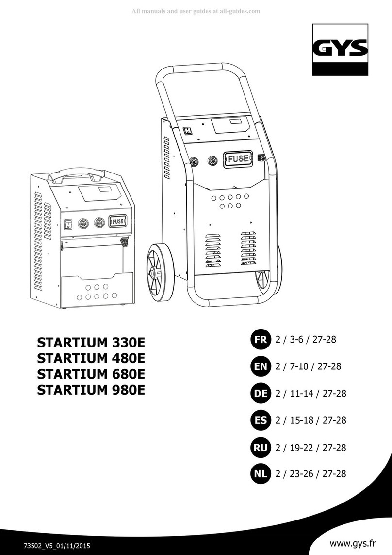 GYS STARTIUM 330E manual