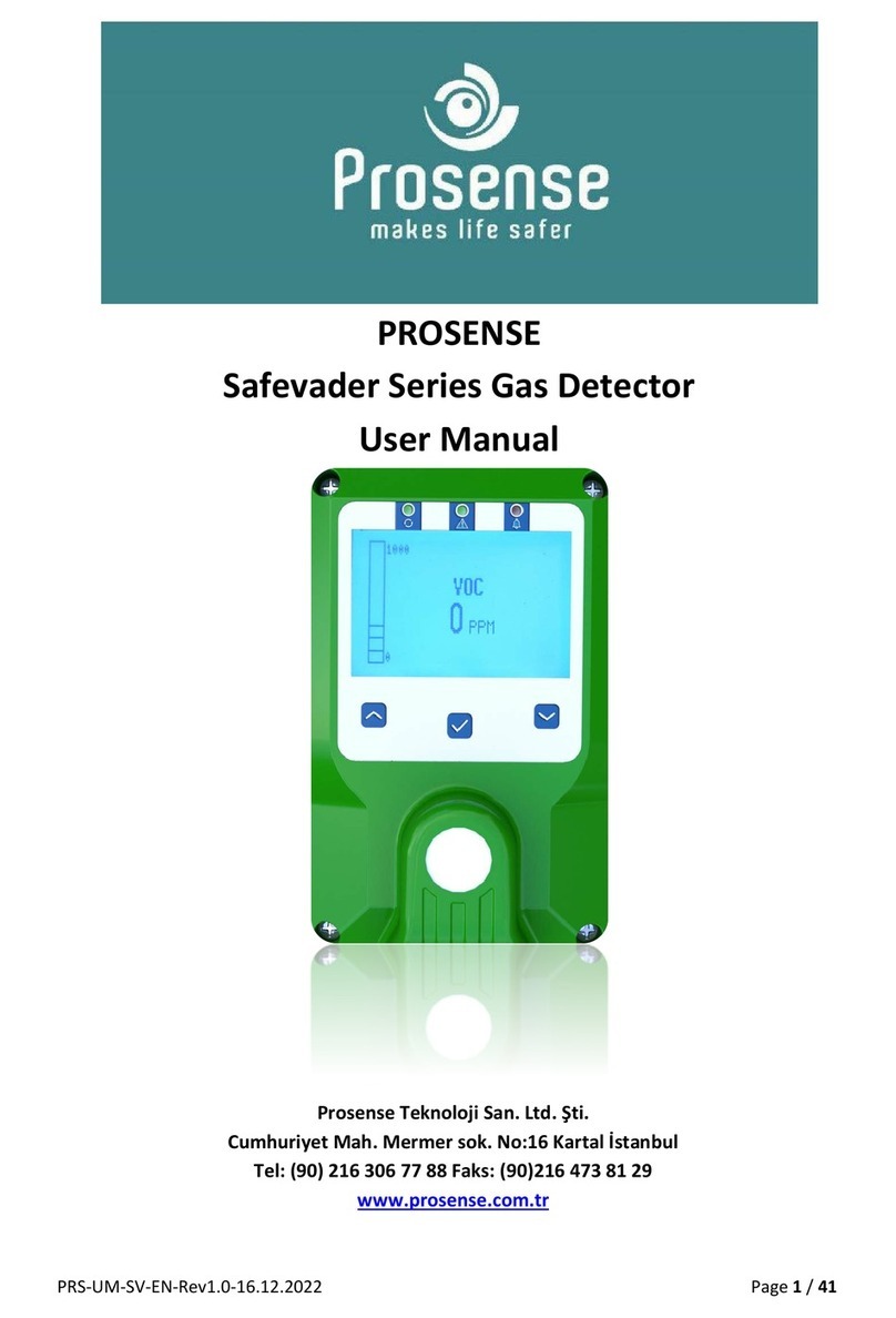 Prosense Safevader Series User manual