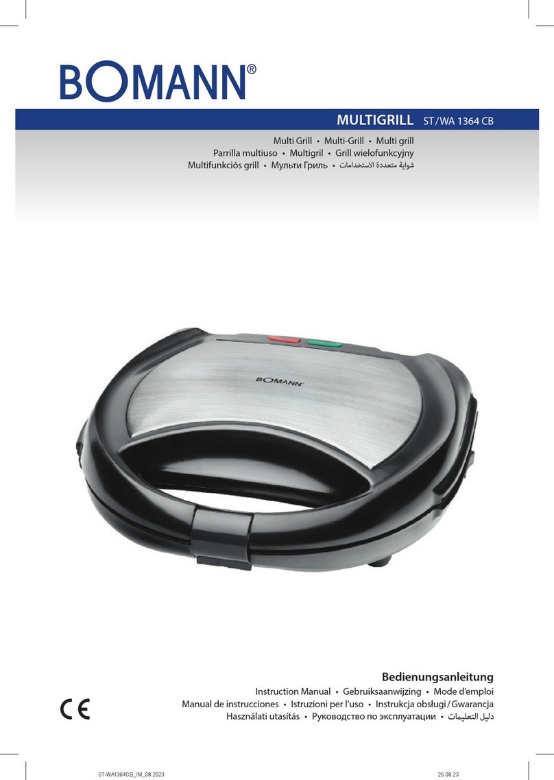 BOMANN ST/WA 1364 CB instruction manual