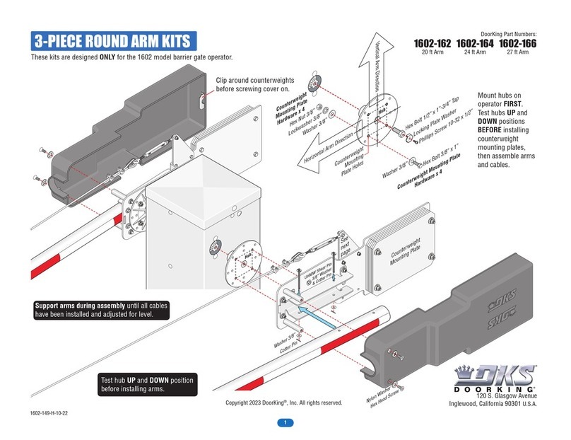 DoorKing 1602-162 User manual