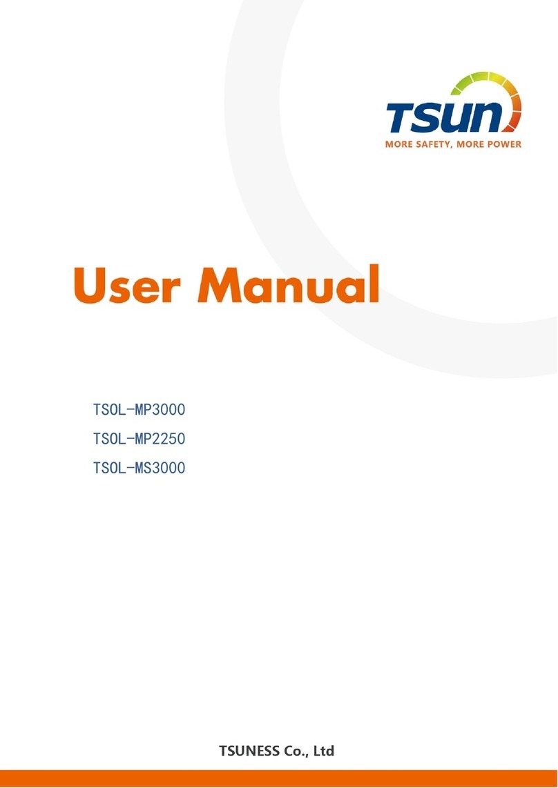 Tsun TITAN TSOL-MP3000 User manual