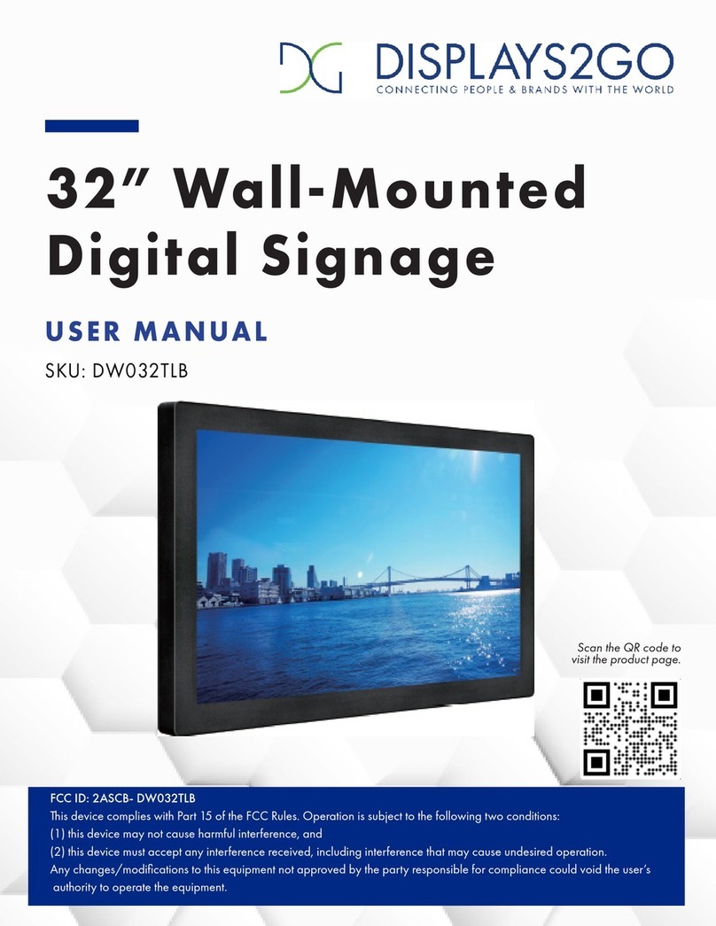 Displays2go DW032TLB user manual
