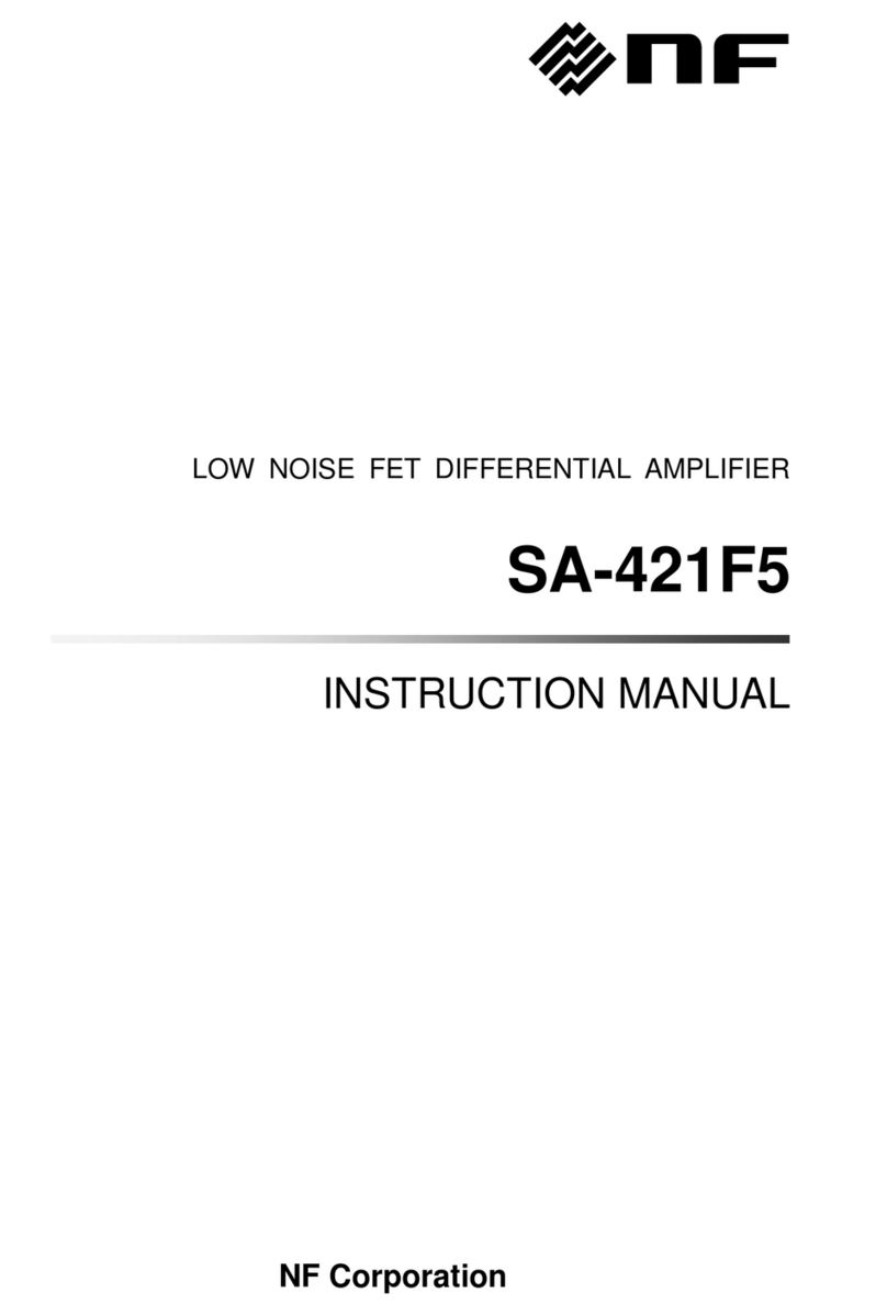 NF SA-421F5 User manual