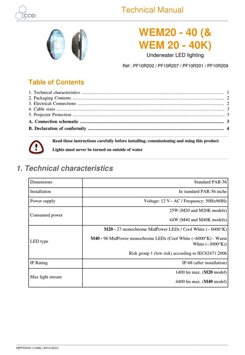 ccei WEM20 User manual