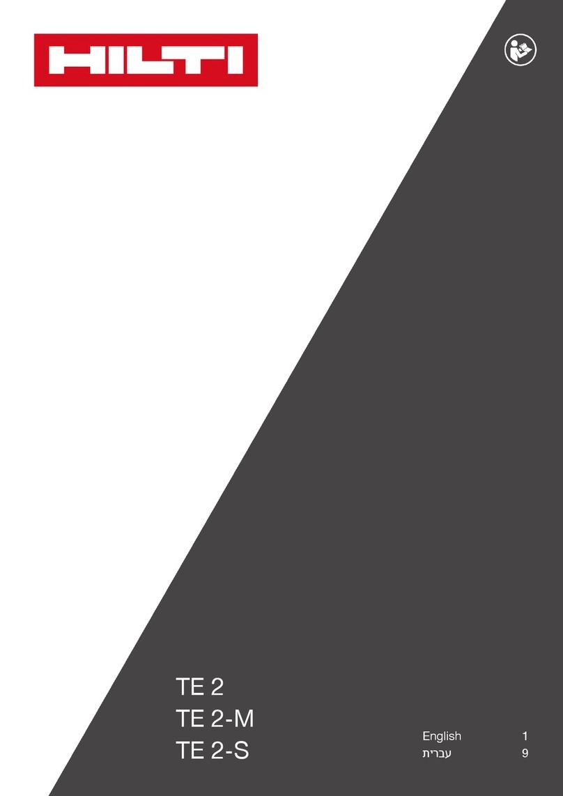 Hilti TE2 User manual
