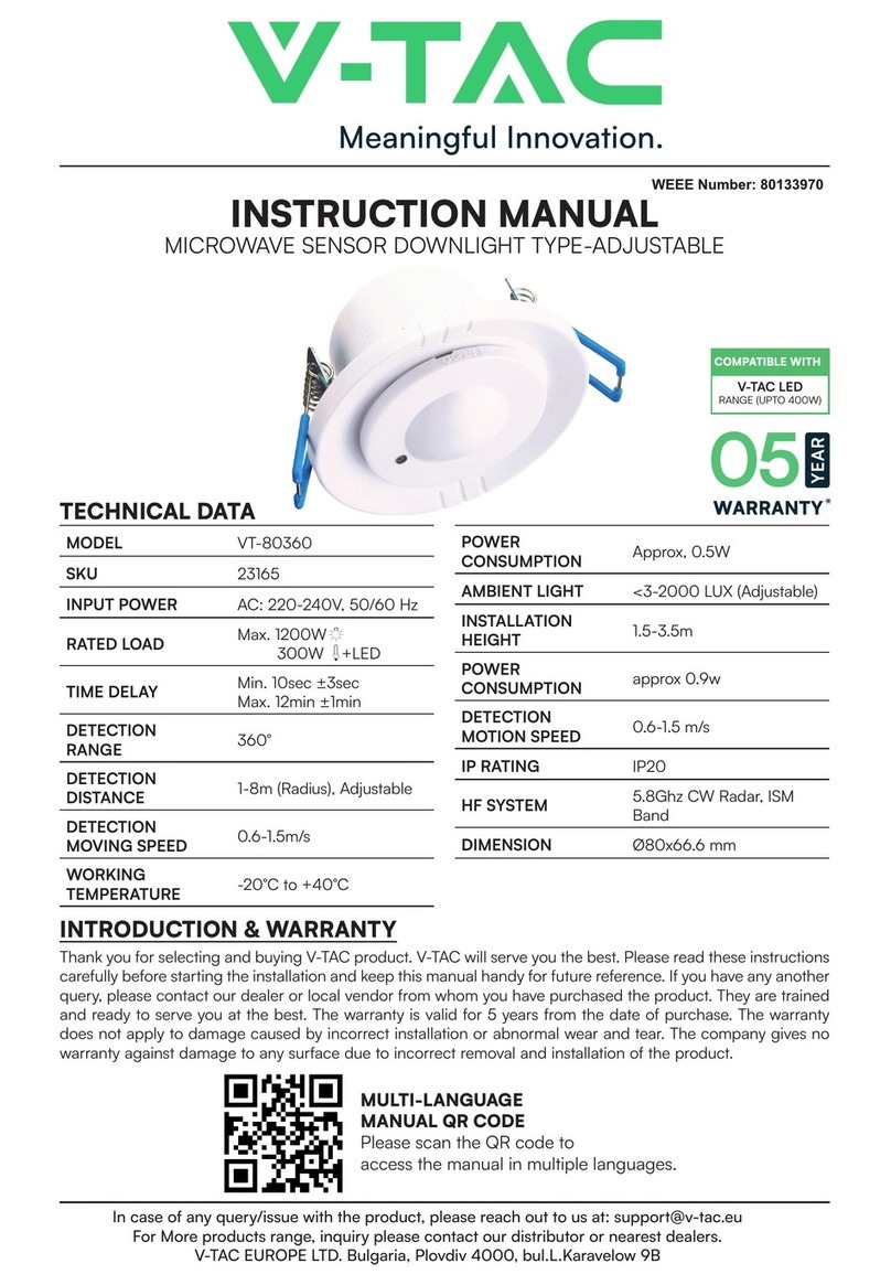 V-TAC VT-80360 User manual