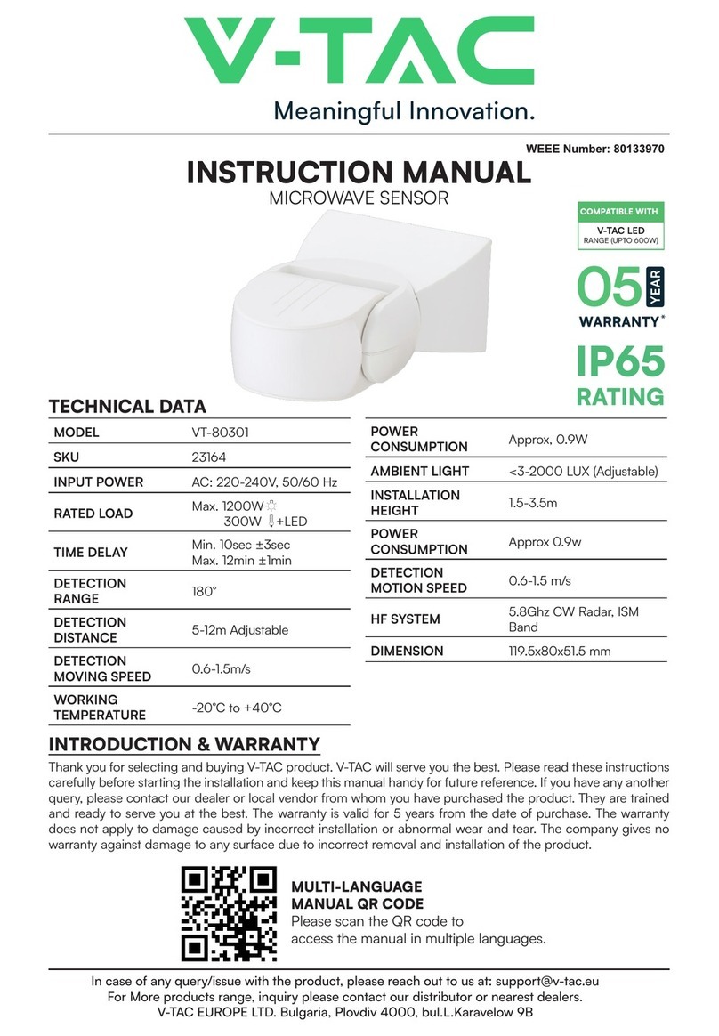 V-TAC VT-80301 instruction manual