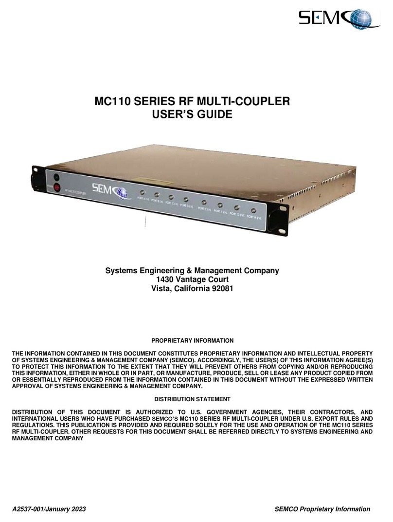 Semco MC110 Series user guide