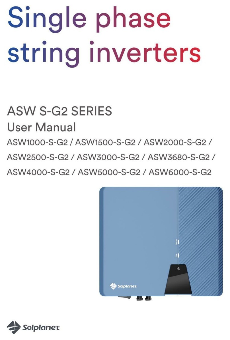 Solplanet ASW S-G2 Series User manual