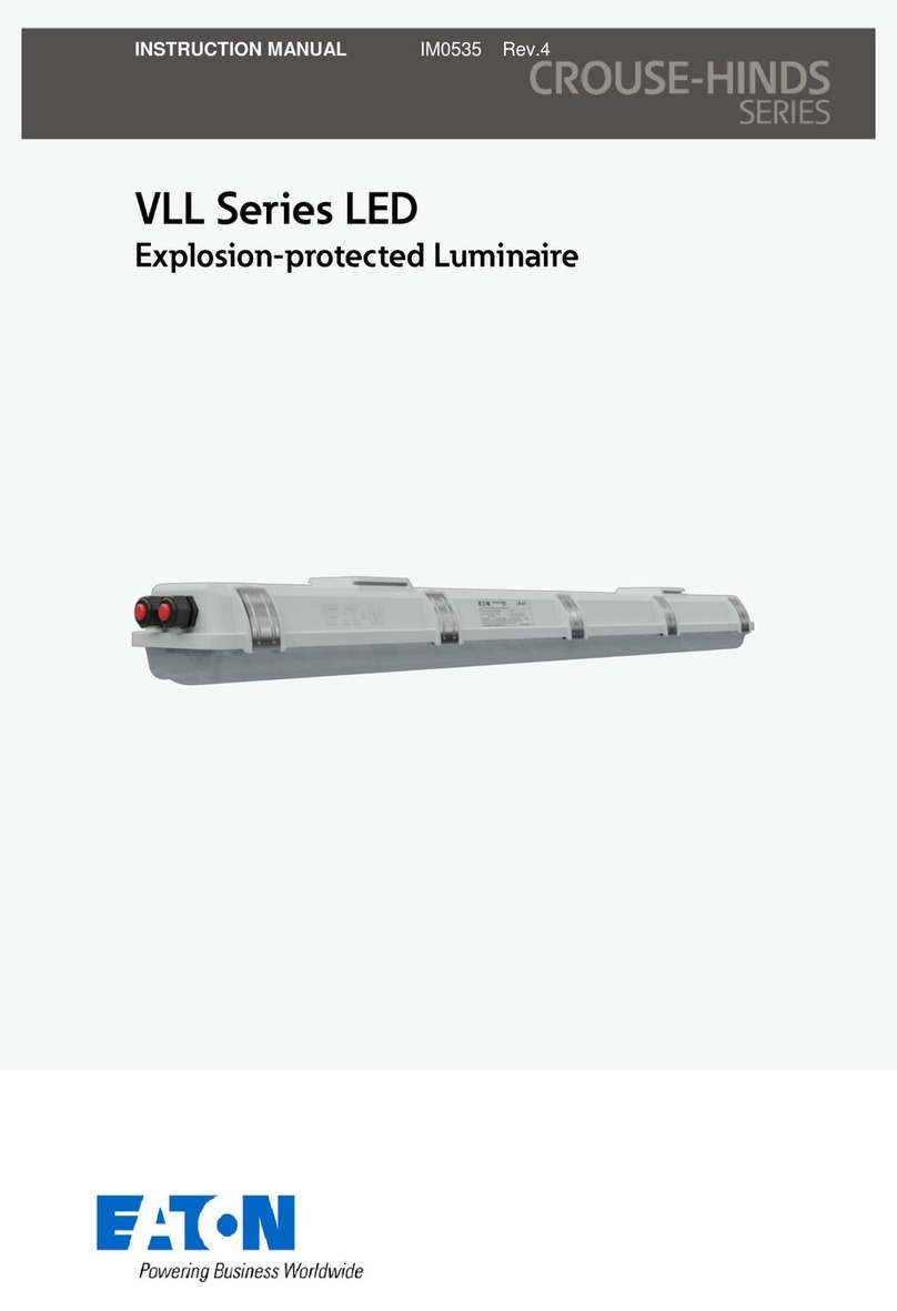 Eaton CROUSE-HINDS VLL Series instruction manual