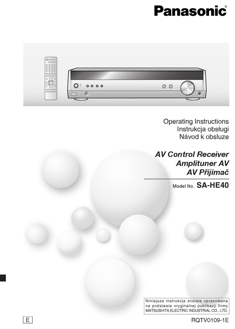 Panasonic SA-HE40 User manual
