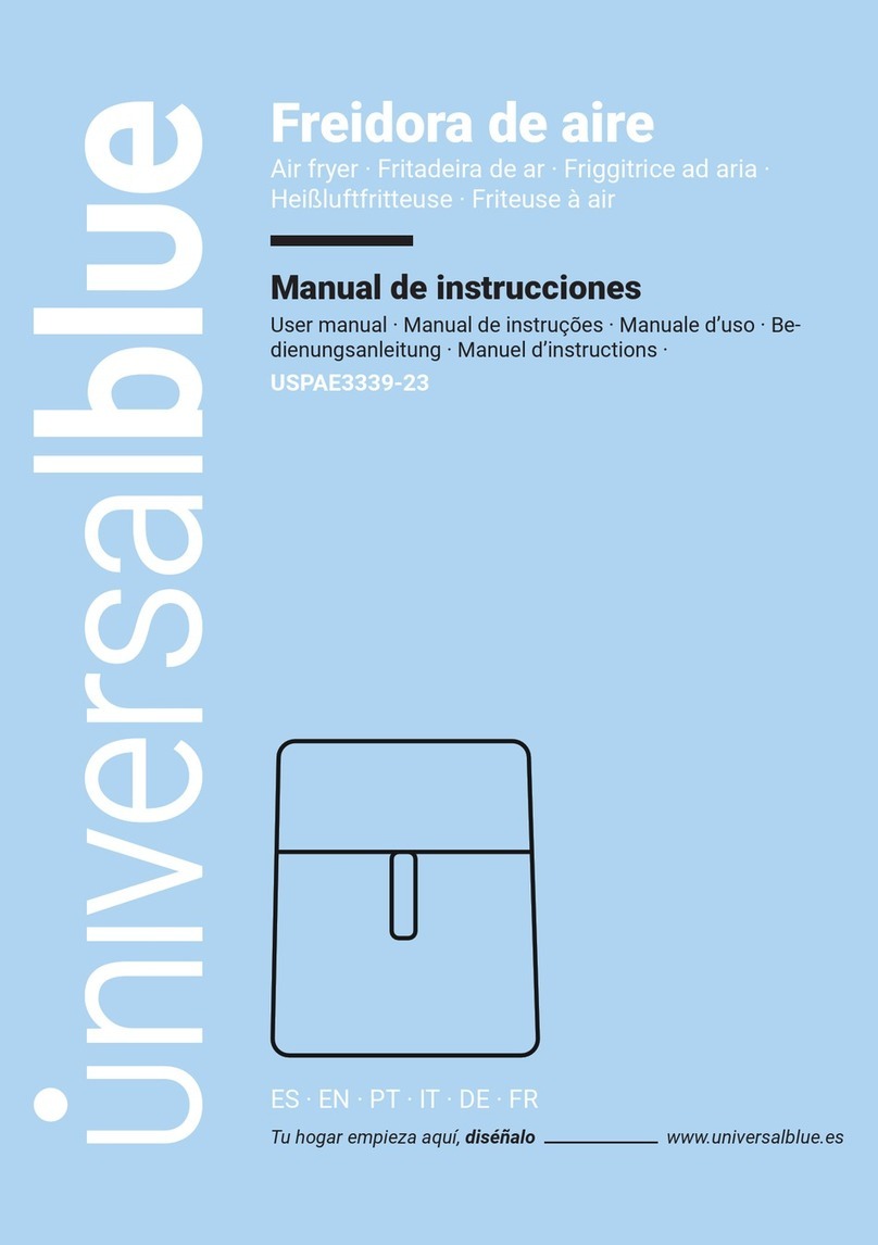 Universal Blue AIR CRISPY 6008DB User manual