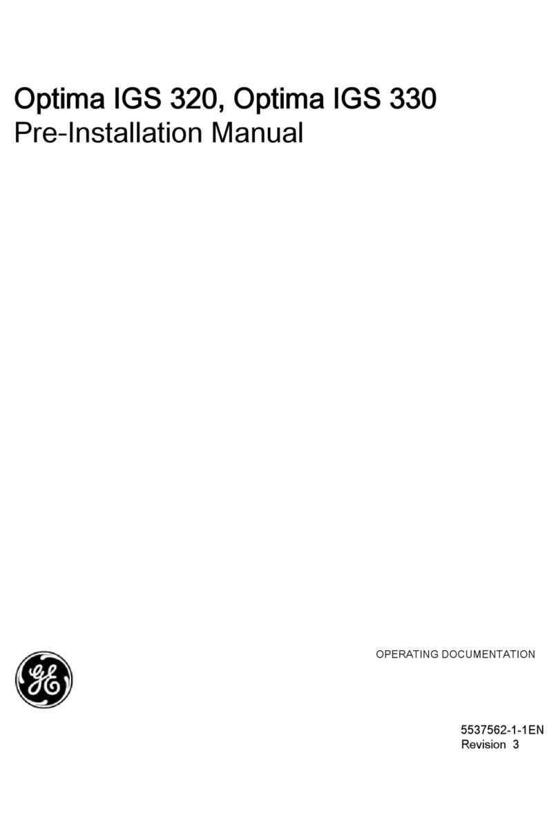 GE Optima IGS 320 User manual