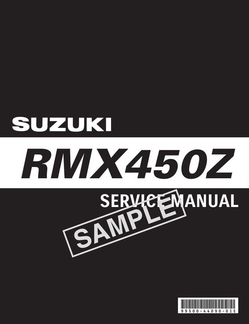 Suzuki RMX450Z Service manual