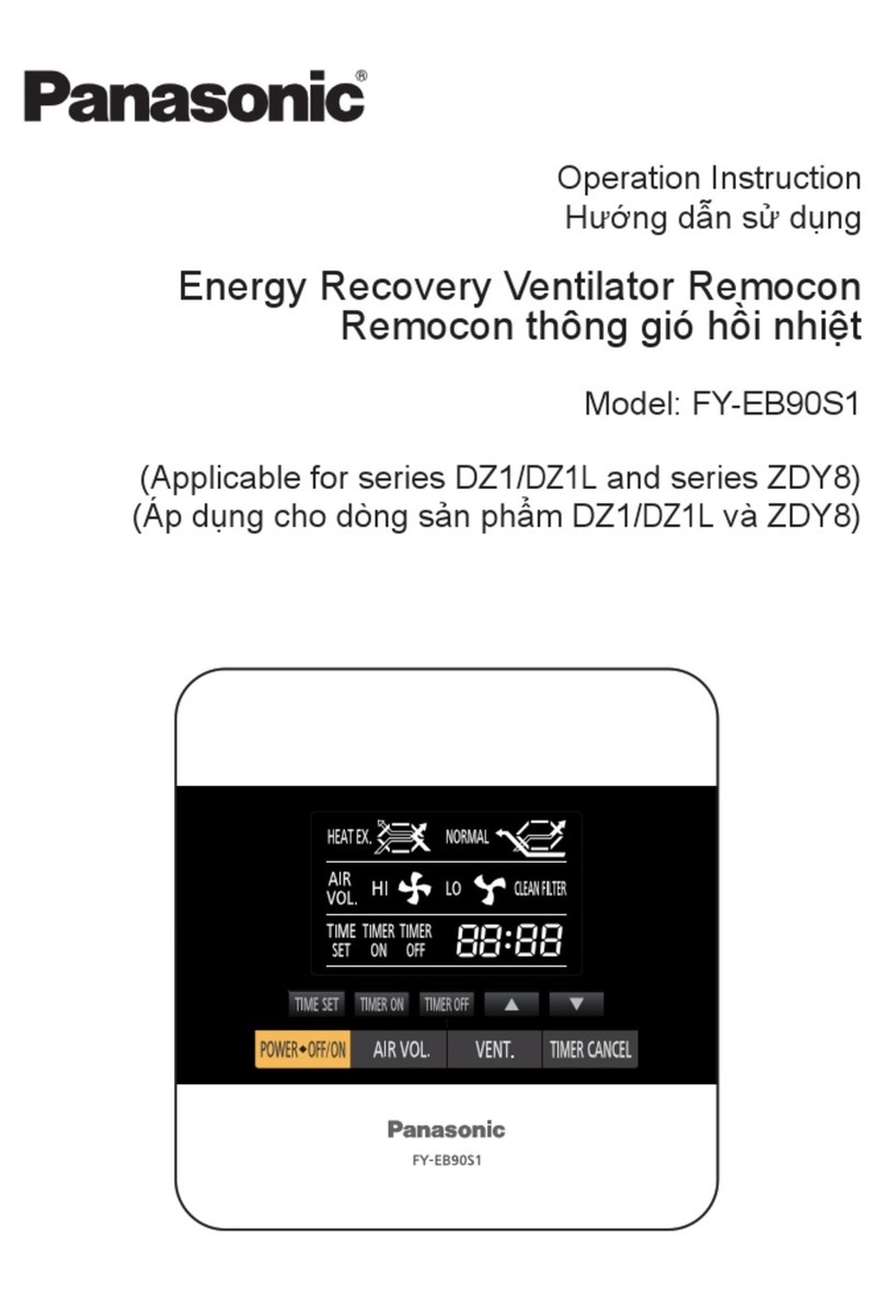 Panasonic FY-EB90S1 Technical manual Panasonic FY-EB90S1 Technical manual