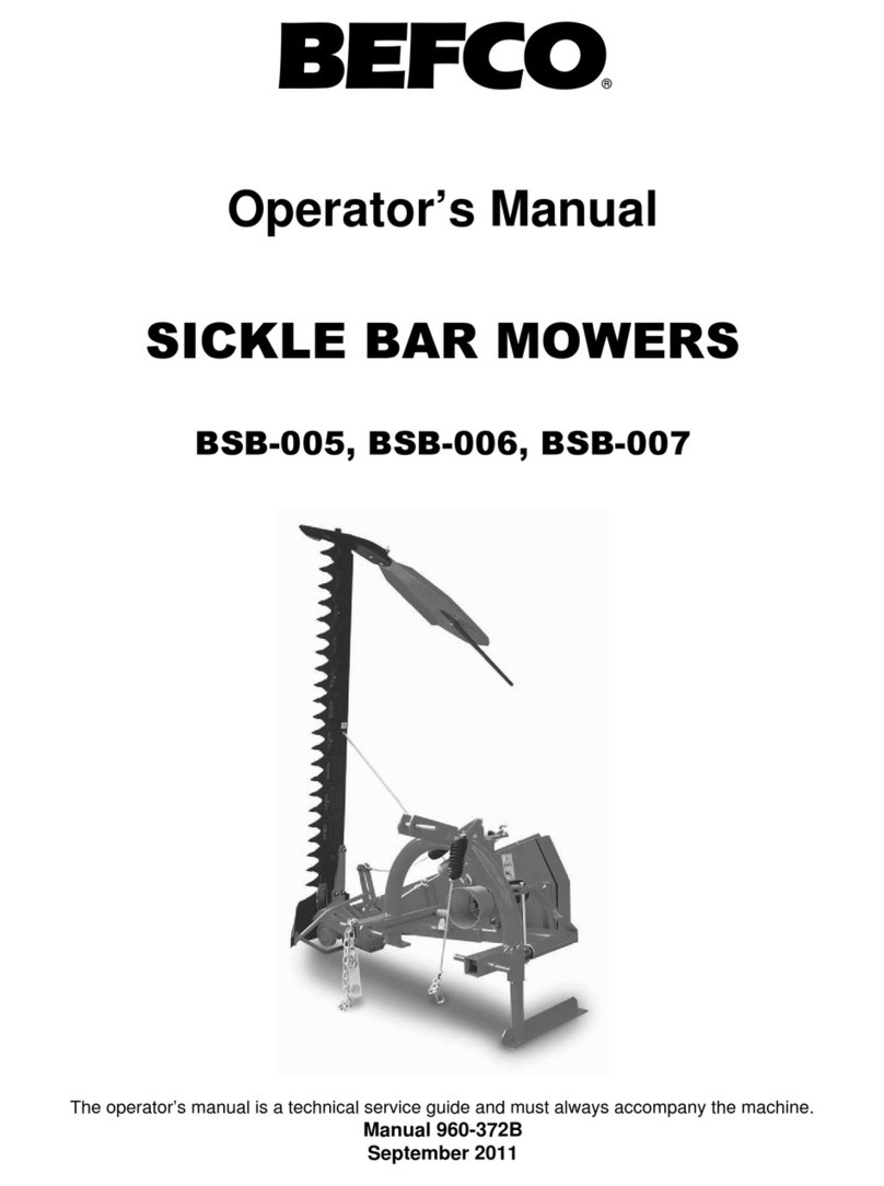 BEFCO BSB-005 Operator's manual