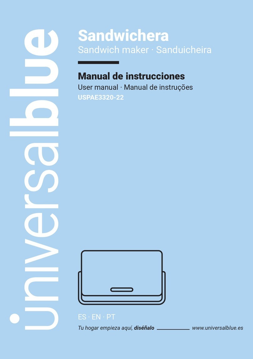 Universal Blue SPICY GRILL PLUS 5008X user manual