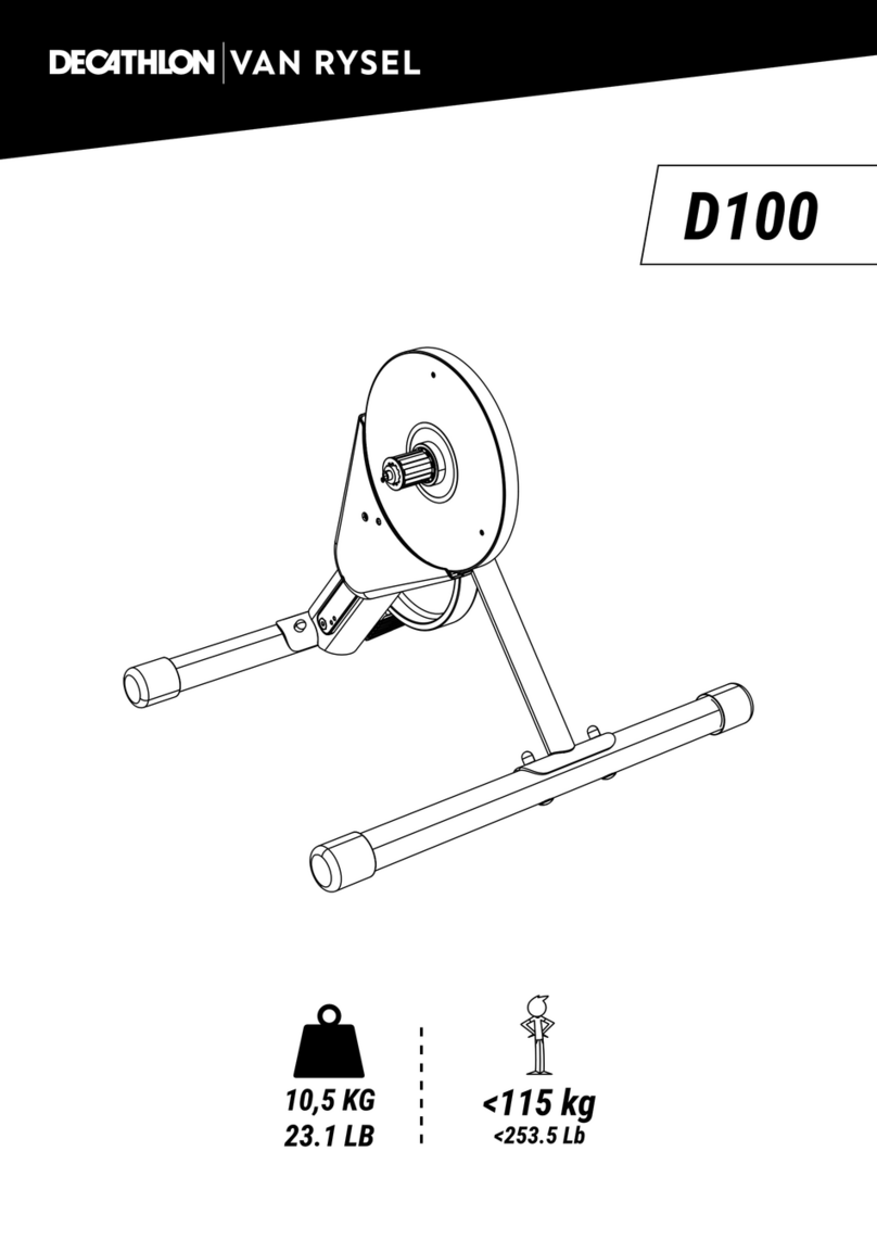 Decathlon VAN RYSEL D100 User manual