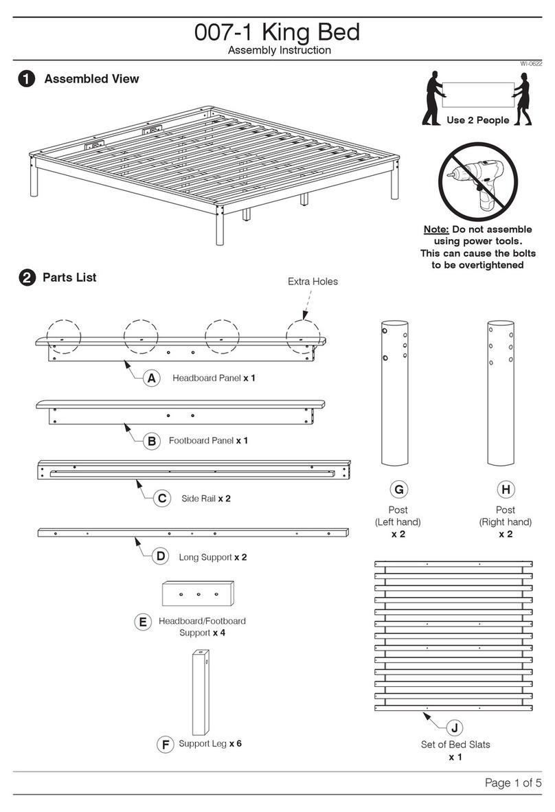 Baxton Studio Efren 007-1 Assembly instruction