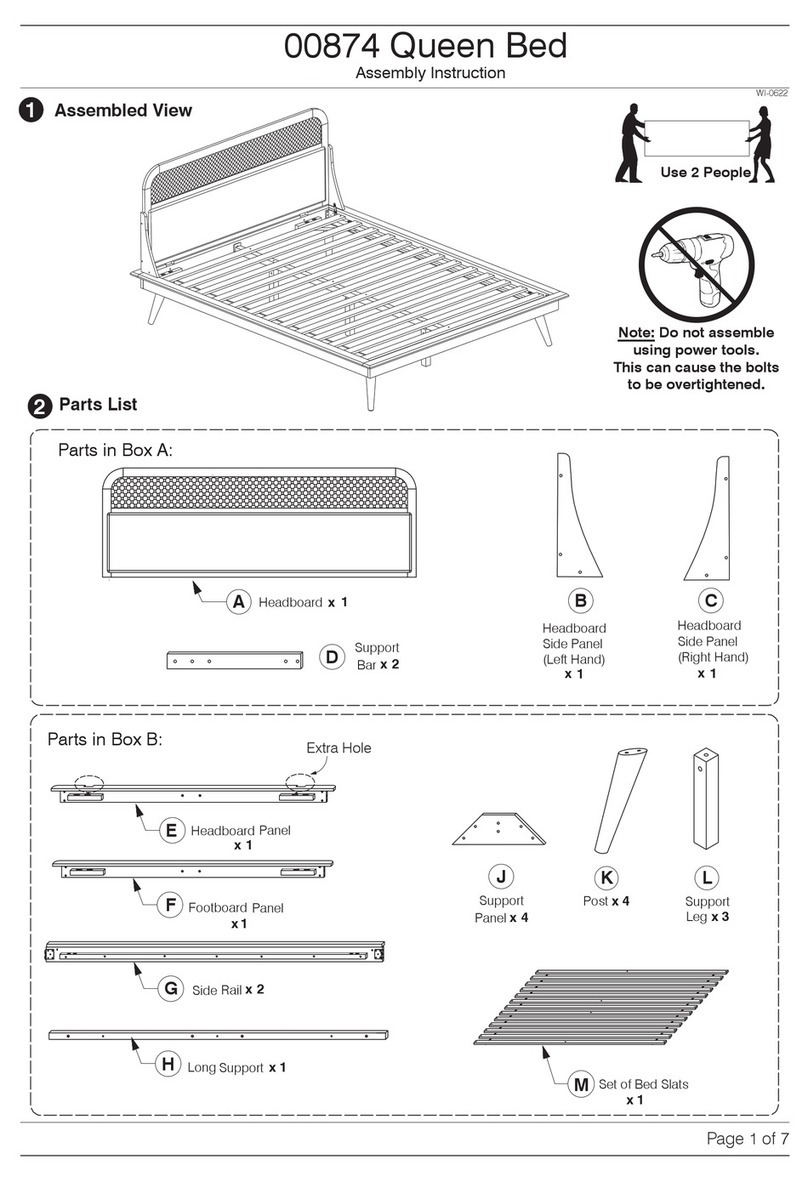 Baxton Studio Irina 00874 Assembly instruction Baxton Studio Irina 00874 Assembly instruction
