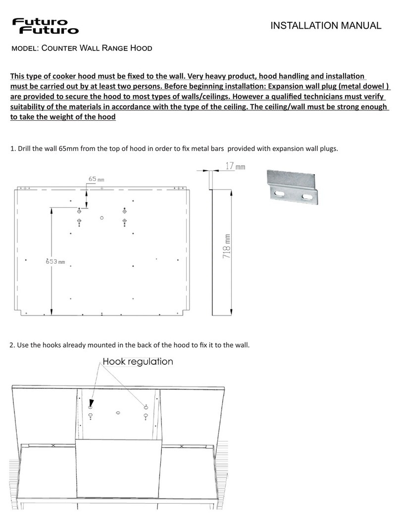Futuro Futuro WL36COUNTER-GM installation manual