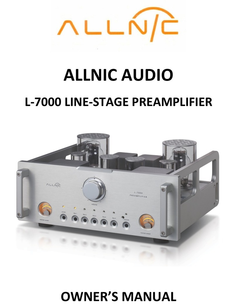 ALLNIC AUDIO L-7000 User manual