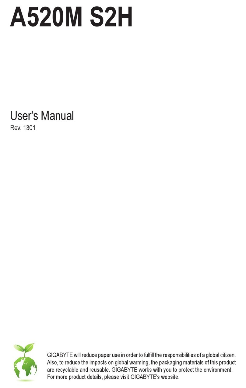 Gigabyte A520M S2H user manual